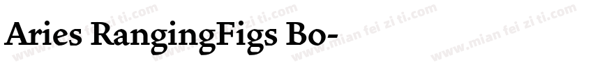 Aries RangingFigs Bo字体转换